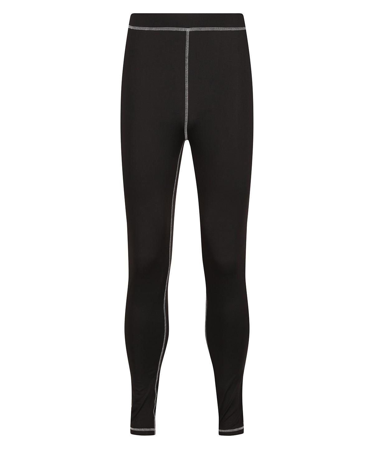 Black - Pro baselayer pants Baselayers Regatta Professional Baselayers, New Styles for 2023, Organic & Conscious, Plus Sizes, Rebrandable Schoolwear Centres