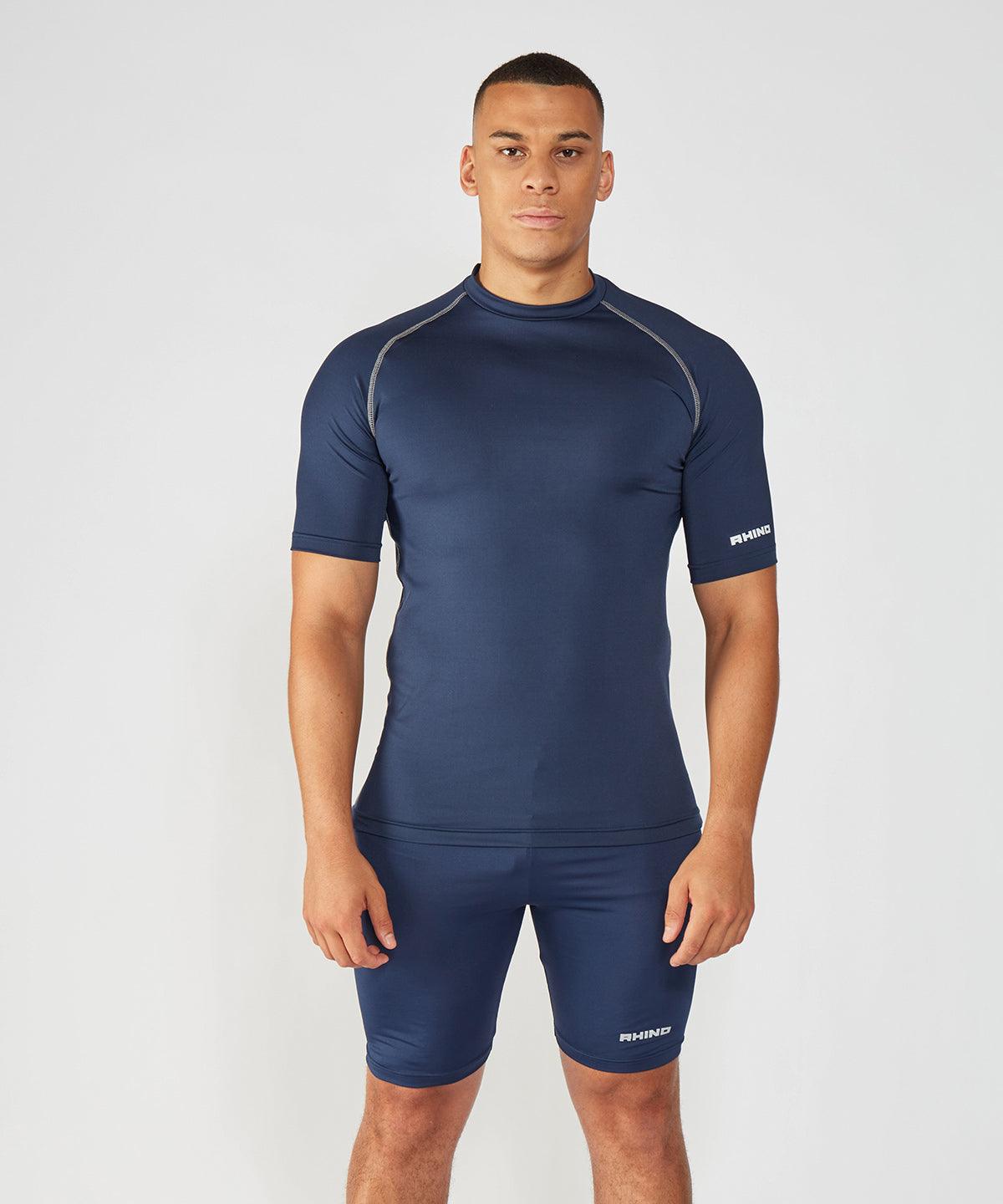 Black - Rhino baselayer short sleeve Baselayers Rhino Baselayers, Must Haves, Outdoor Sports, Sports & Leisure, Team Sportswear Schoolwear Centres