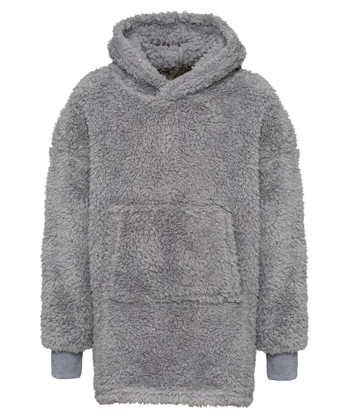 Grey - The kids Ribbon teddy bear fabric hoodie Hoodies Ribbon Hoodies, Junior, New in, Ribbon Price Decrease Schoolwear Centres