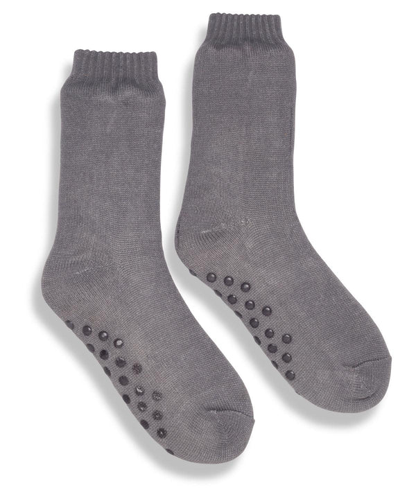 Grey - The Ribbon luxury Eskimo-style fleece socks Socks Ribbon Lounge & Underwear, New in Schoolwear Centres