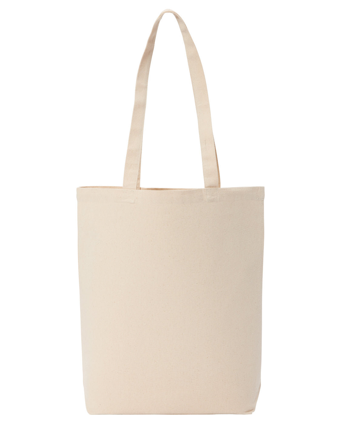 Recycled premium canvas ‘flat base’ shopper