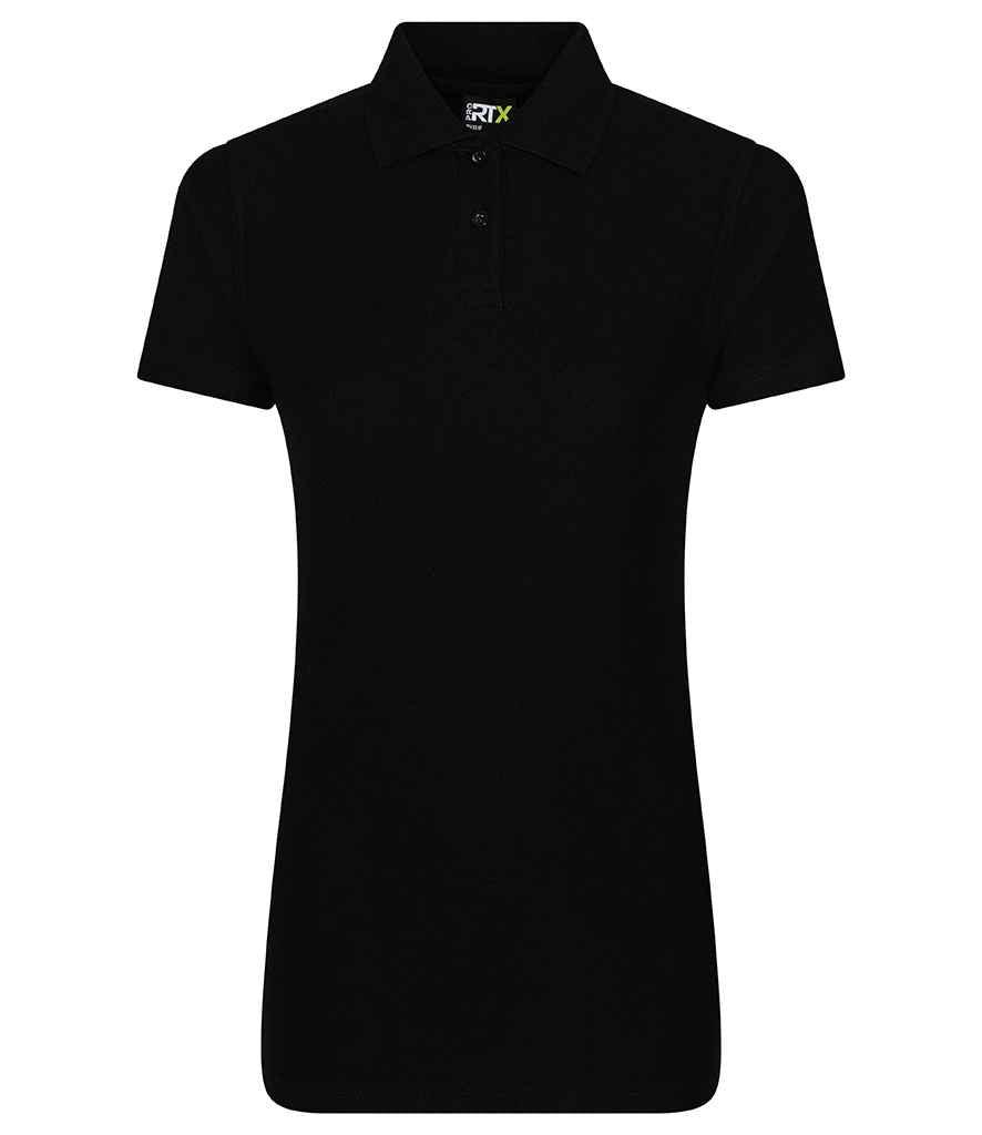 Pro RTX Ladies Pro Piqué Polo Shirt | Black Polo Pro RTX Hi-vis Tops, style-rx101f Schoolwear Centres