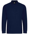 Pro RTX Pro Long Sleeve Piqué Polo Shirt | Navy Polo Pro RTX style-rx102 Schoolwear Centres