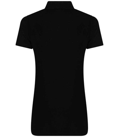 Pro RTX Ladies Pro Polyester Polo Shirt | Black Polo Pro RTX style-rx105f Schoolwear Centres