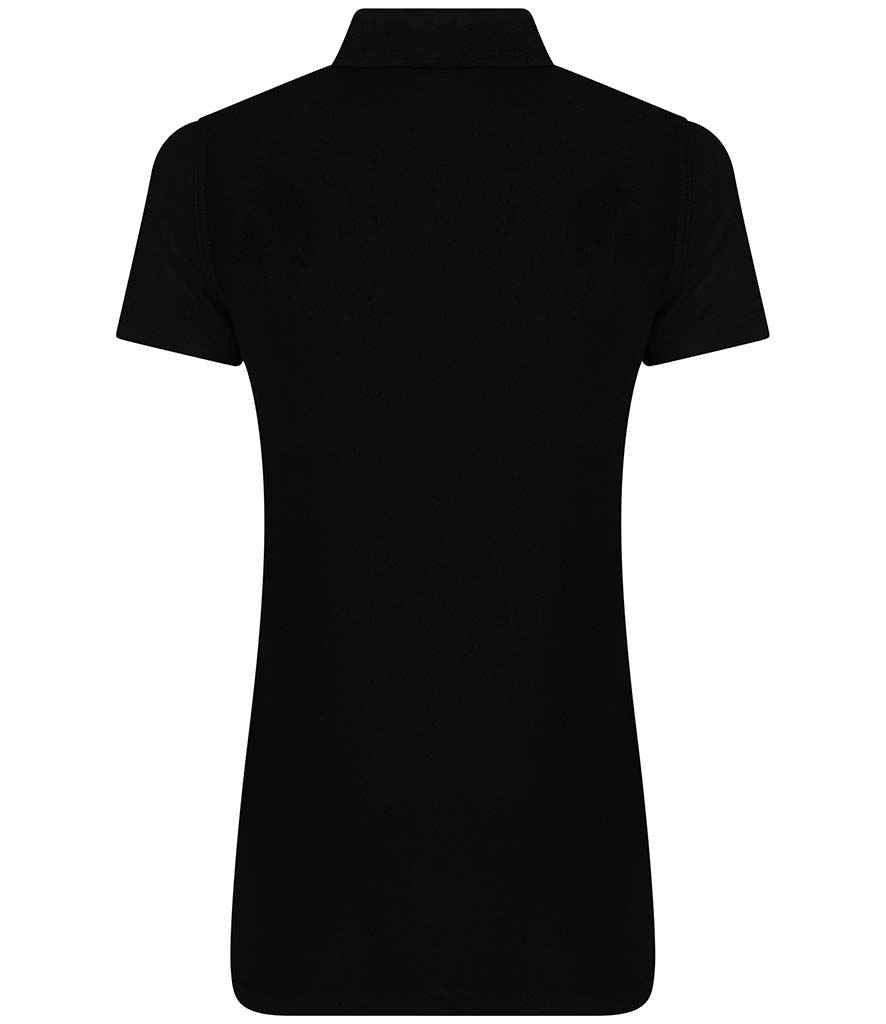 Pro RTX Ladies Pro Polyester Polo Shirt | Black Polo Pro RTX style-rx105f Schoolwear Centres