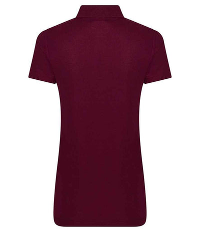 Pro RTX Ladies Pro Polyester Polo Shirt | Burgundy Polo Pro RTX style-rx105f Schoolwear Centres