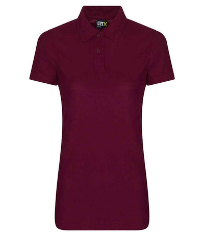Pro RTX Ladies Pro Polyester Polo Shirt | Burgundy Polo Pro RTX style-rx105f Schoolwear Centres