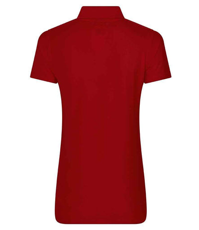 Pro RTX Ladies Pro Polyester Polo Shirt | Red Polo Pro RTX style-rx105f Schoolwear Centres