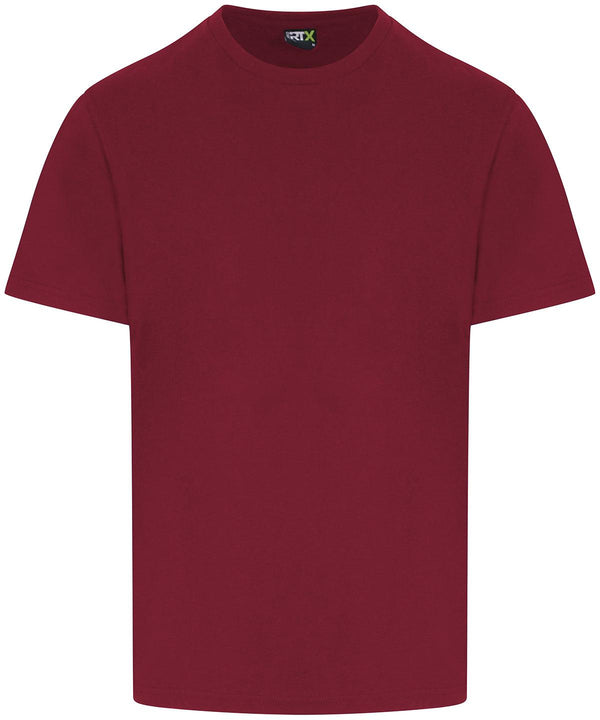 Burgundy - Pro t-shirt T-Shirts ProRTX 2022 Spring Edit, Back to Business, Must Haves, New Colours for 2021, New Colours for 2023, New Sizes for 2021, Plus Sizes, T-Shirts & Vests, Workwear Schoolwear Centres