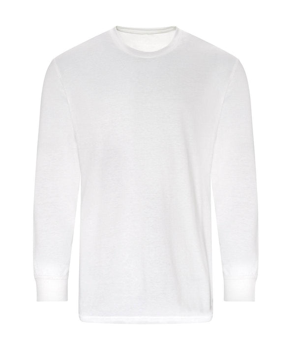 White - Pro long sleeve t-shirt T-Shirts ProRTX New Styles for 2023, Plus Sizes, T-Shirts & Vests, Workwear Schoolwear Centres