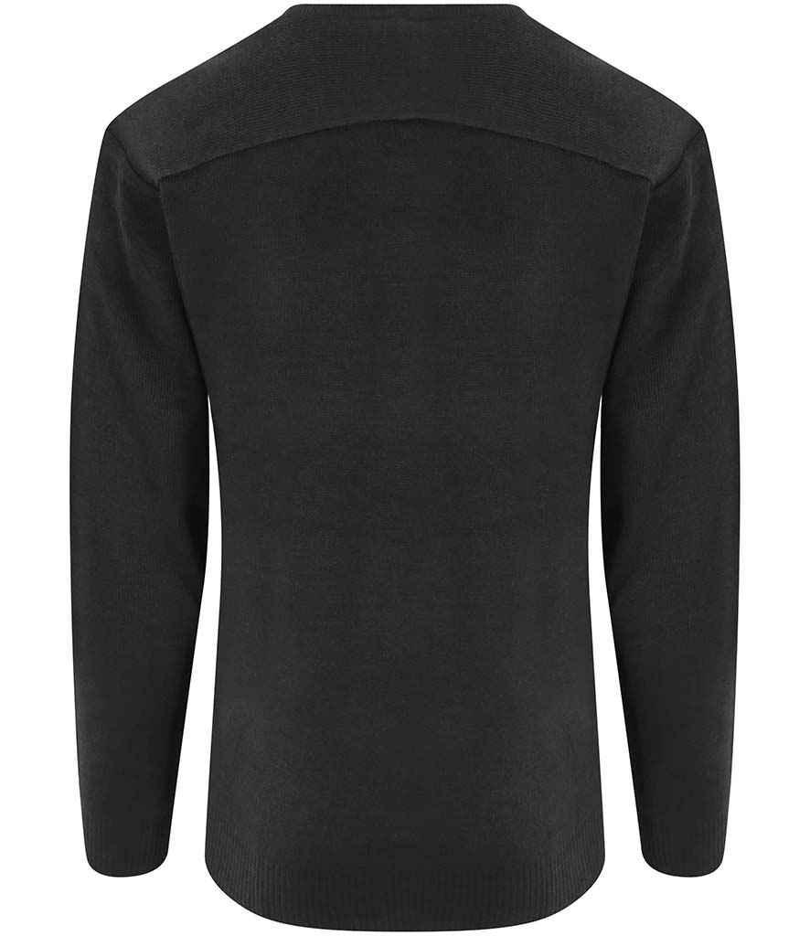 Pro RTX Pro Acrylic V Neck Sweater | Black Jumper Pro RTX style-rx200 Schoolwear Centres