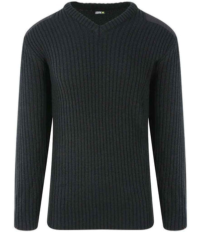 Pro RTX Pro Acrylic Security V Neck Sweater | Black Jumper Pro RTX style-rx220 Schoolwear Centres