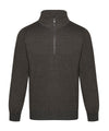 Charcoal - Pro 1/4 neck zip sweatshirt Sweatshirts ProRTX New Styles for 2023, Plus Sizes, Sweatshirts, Workwear Schoolwear Centres