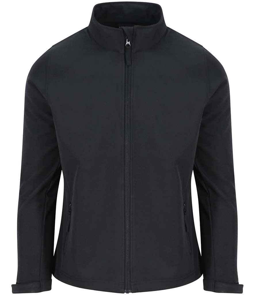 Pro RTX Ladies Pro Two Layer Soft Shell Jacket | Black Soft Shell Pro RTX style-rx500f Schoolwear Centres