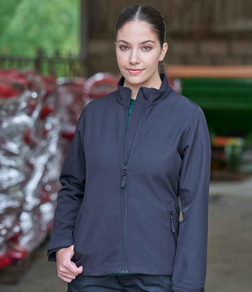 Pro RTX Ladies Pro Two Layer Soft Shell Jacket | Black Soft Shell Pro RTX style-rx500f Schoolwear Centres