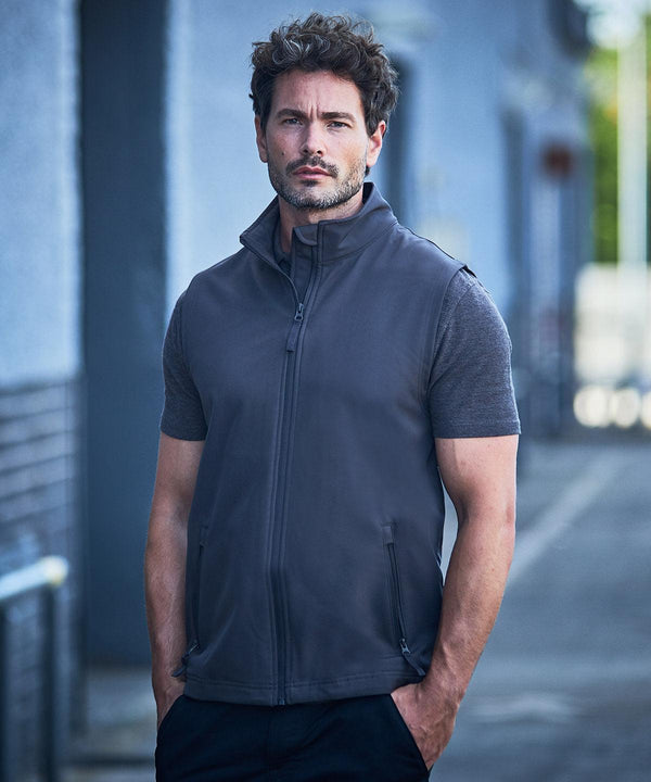 Charcoal - Pro 2-layer softshell gilet Body Warmers ProRTX 2022 Spring Edit, Back to Business, Gilets and Bodywarmers, Jackets & Coats, Must Haves, Plus Sizes, Rebrandable, Softshells, Workwear Schoolwear Centres