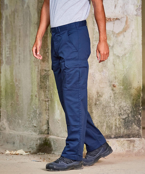 Navy - Pro workwear cargo trousers Trousers ProRTX Must Haves, Plus Sizes, Rebrandable, Trousers & Shorts, Workwear Schoolwear Centres