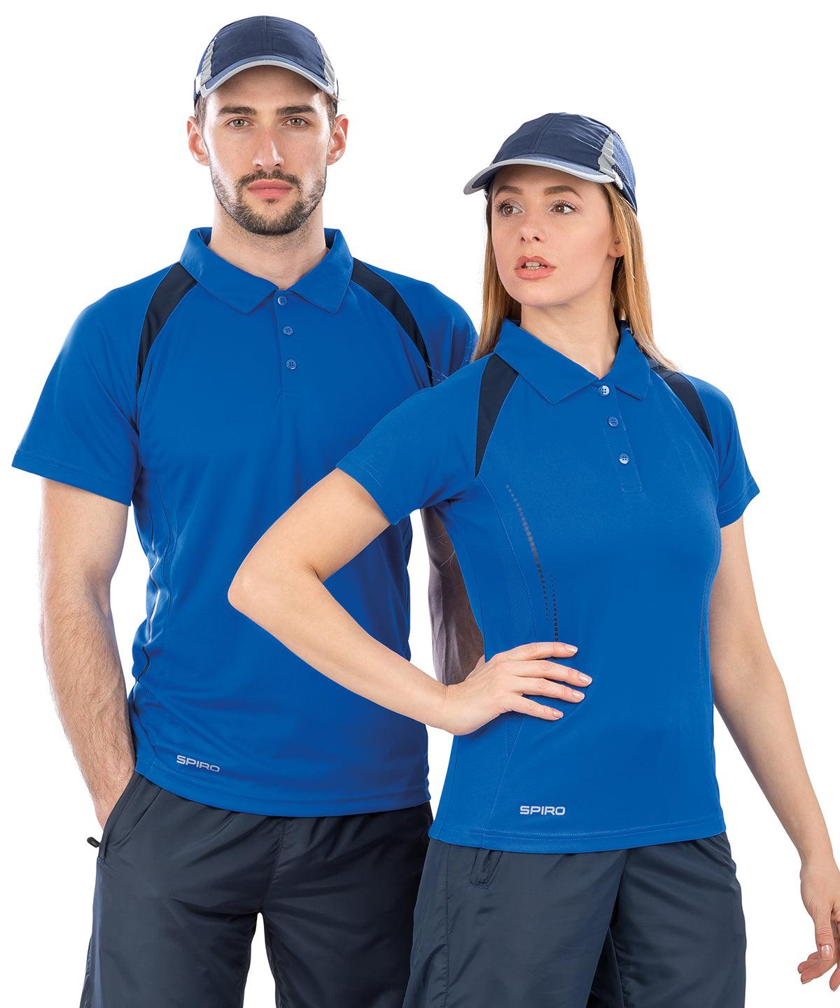 Black/Red - Spiro team spirit polo Polos Spiro Must Haves, Plus Sizes, Polos & Casual, Sports & Leisure Schoolwear Centres