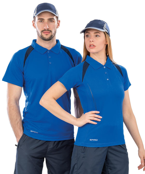 Grey/Lime - Spiro team spirit polo Polos Spiro Must Haves, Plus Sizes, Polos & Casual, Sports & Leisure Schoolwear Centres