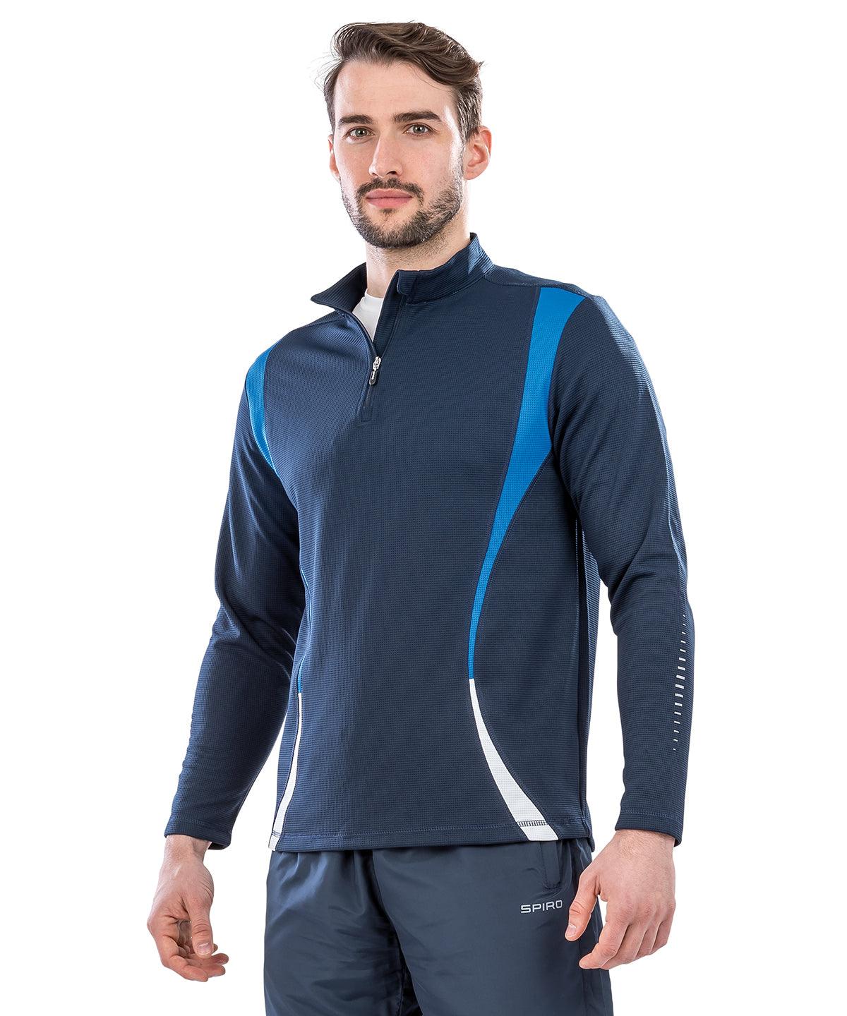 Royal/Navy/White - Spiro trial training top Tracksuits Spiro On-Trend Activewear, Plus Sizes, Sports & Leisure Schoolwear Centres