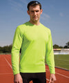 Lime Green - Spiro quick-dry long sleeve t-shirt T-Shirts Spiro Activewear & Performance, Back to the Gym, Sports & Leisure Schoolwear Centres