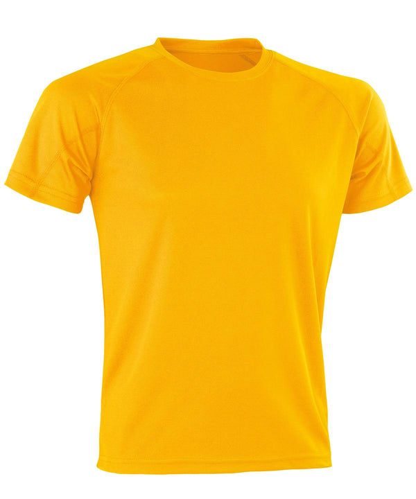Gold - Performance Aircool tee T-Shirts Spiro Activewear & Performance, Back to the Gym, Must Haves, New Colours for 2021, Plus Sizes, Sports & Leisure Schoolwear Centres
