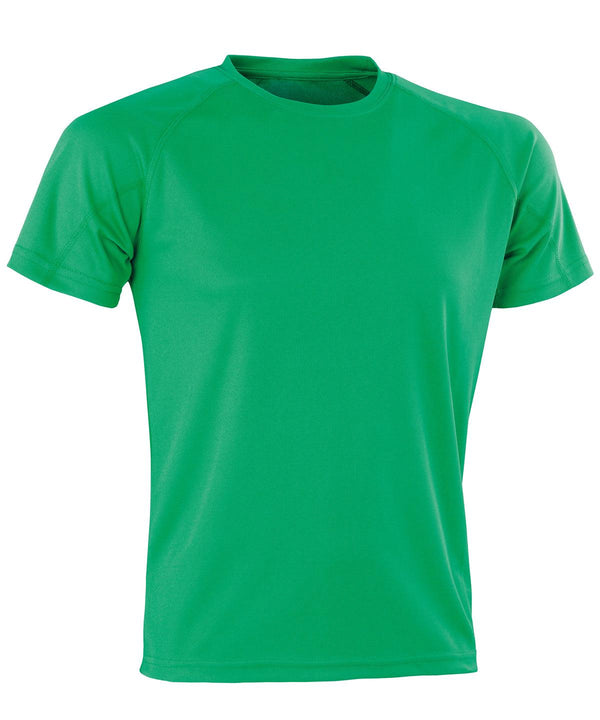 Irish Green - Performance Aircool tee T-Shirts Spiro Activewear & Performance, Back to the Gym, Must Haves, New Colours for 2021, Plus Sizes, Sports & Leisure Schoolwear Centres