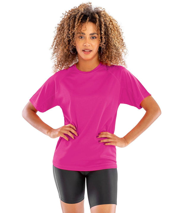 Flo Orange - Performance Aircool tee T-Shirts Spiro Activewear & Performance, Back to the Gym, Must Haves, New Colours for 2021, Plus Sizes, Sports & Leisure Schoolwear Centres