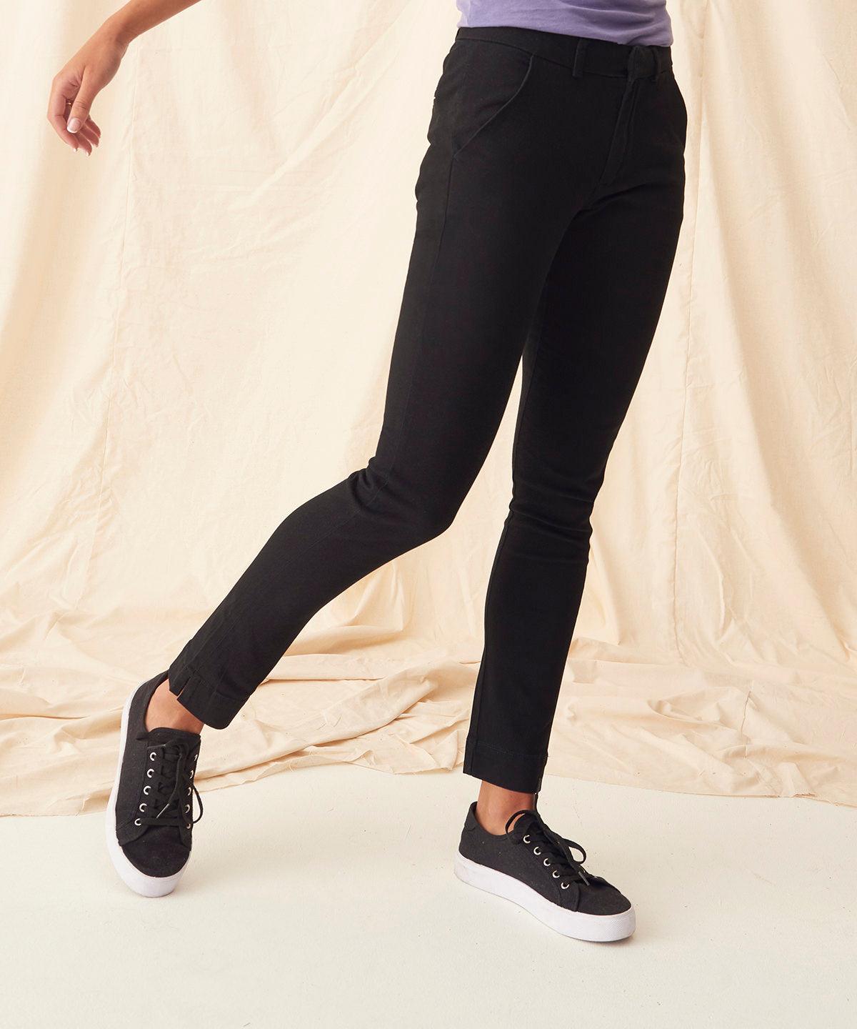 Slate - Women's Lily slim chinos Trousers AWDis So Denim Must Haves, Plus Sizes, Rebrandable, Trousers & Shorts, Women's Fashion Schoolwear Centres