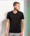 Black - Men's feel good stretch v-neck t-shirt T-Shirts SF Rebrandable, T-Shirts & Vests Schoolwear Centres