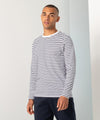 White/Oxford Navy - Unisex long-sleeved striped T T-Shirts SF Rebrandable, T-Shirts & Vests Schoolwear Centres