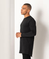 Black - Long-sleeved longline T T-Shirts SF Oversized, Plus Sizes, T-Shirts & Vests Schoolwear Centres