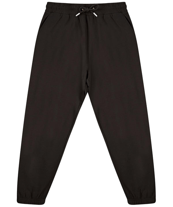 Black - Unisex sustainable fashion cuffed joggers Sweatpants SF Home Comforts, Joggers, New Styles For 2022, Next Gen, Organic & Conscious Schoolwear Centres