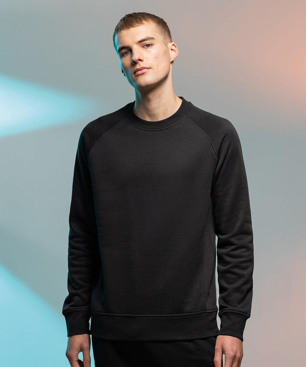Black - Unisex slim fit sweatshirt Sweatshirts SF Raladeal - Recently Added, Rebrandable, Sale, Sweatshirts, Women's Fashion Schoolwear Centres