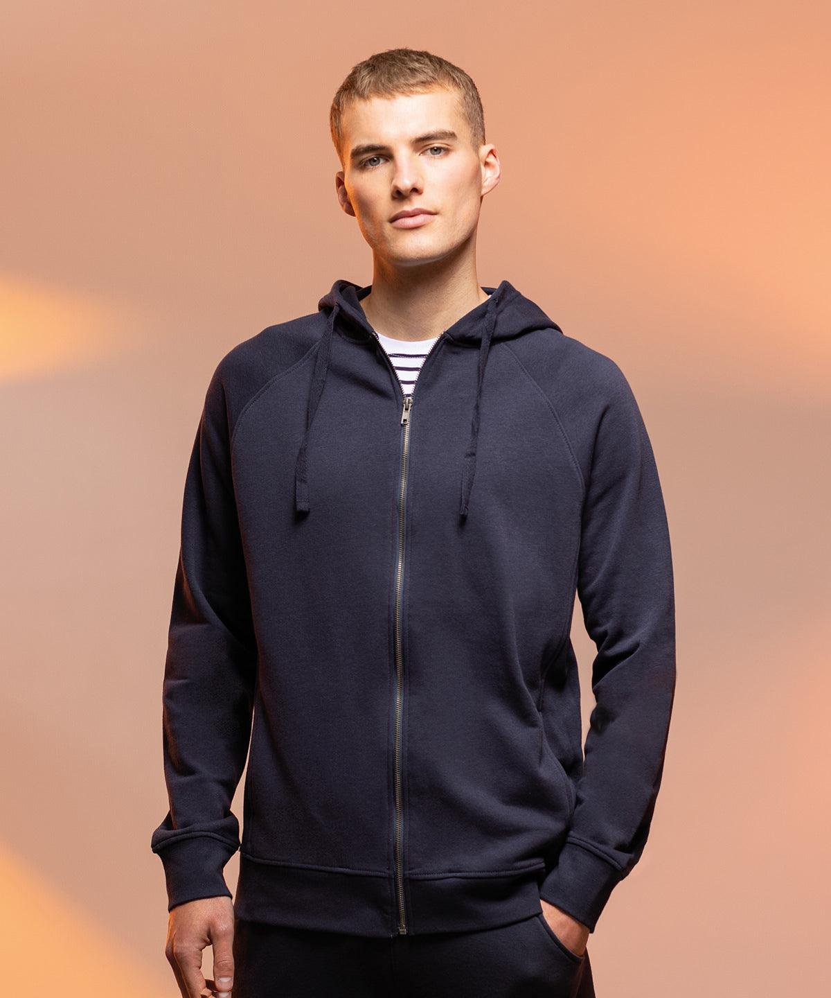 Heather Grey - Unisex slim-fit zip-through hoodie Hoodies SF Hoodies, Plus Sizes, Raladeal - Recently Added, Sale Schoolwear Centres