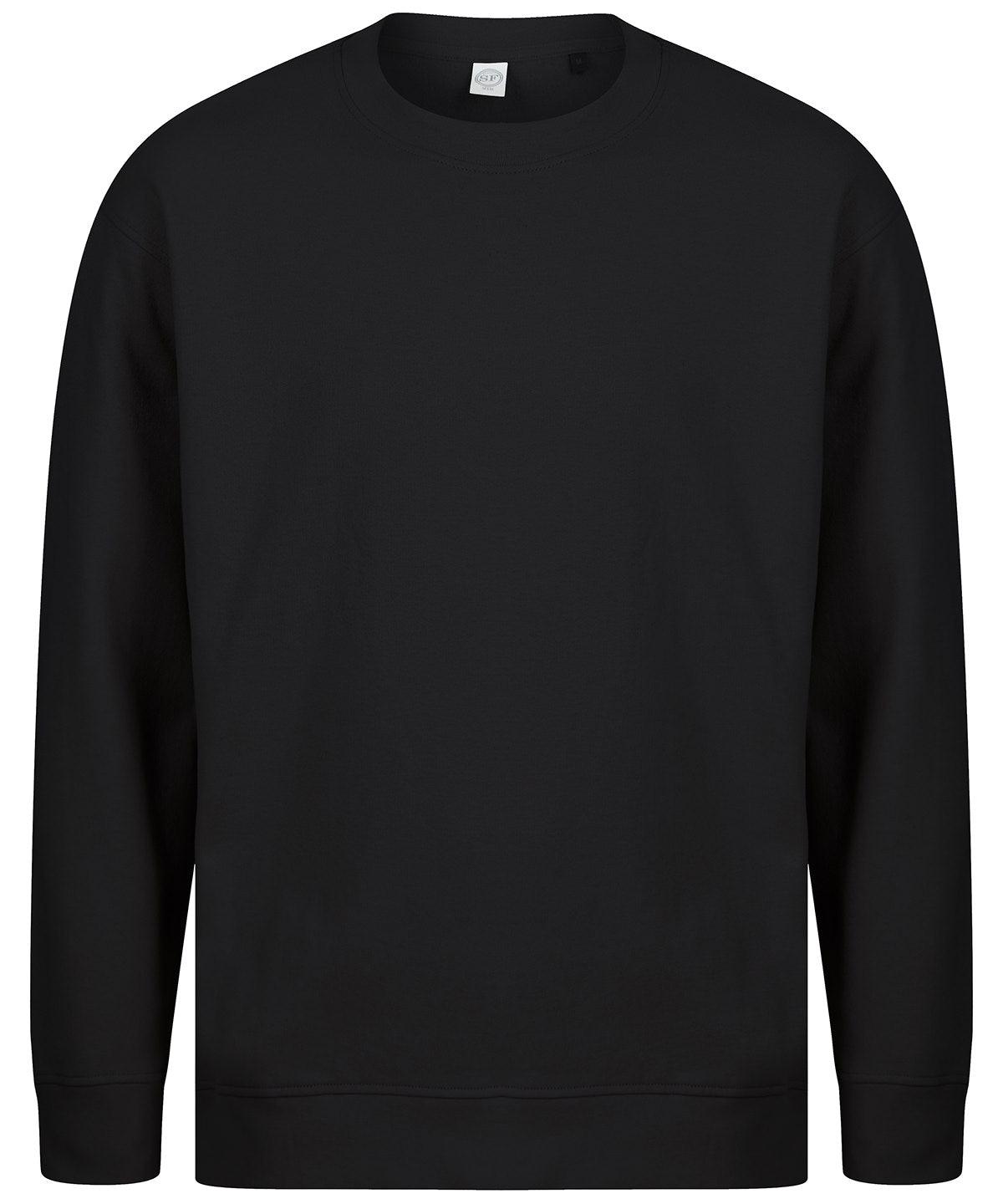 Black - Unisex sustainable fashion sweat Sweatshirts SF New Styles For 2022, Next Gen, Organic & Conscious, Sweatshirts Schoolwear Centres