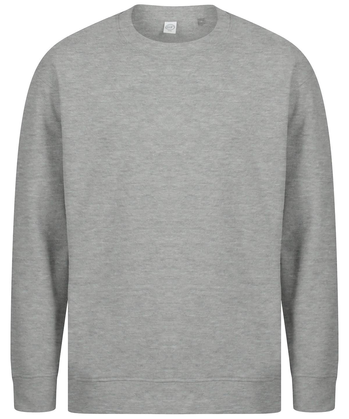 Heather Grey - Unisex sustainable fashion sweat Sweatshirts SF New Styles For 2022, Next Gen, Organic & Conscious, Sweatshirts Schoolwear Centres