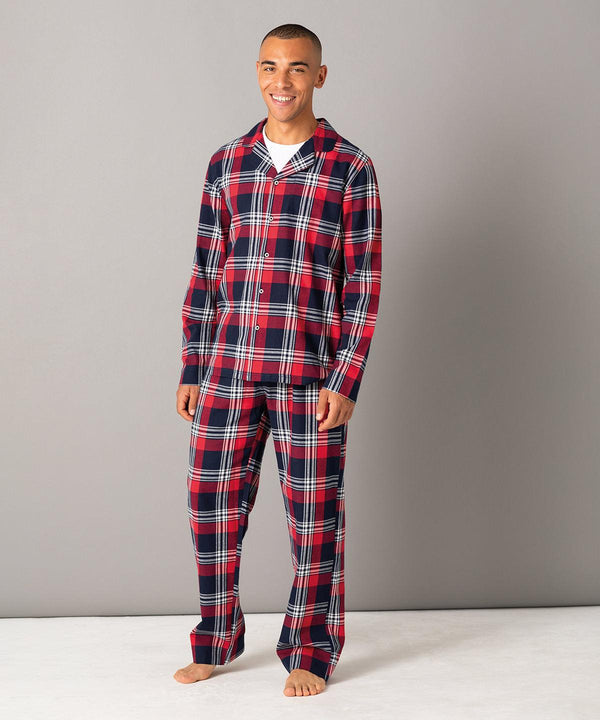 Red/Navy Check - Men's Tartan Lounge Set Pyjamas SF Lounge & Underwear, Lounge Sets, New For 2021, New In Autumn Winter, New In Mid Year, Trending Loungewear Schoolwear Centres