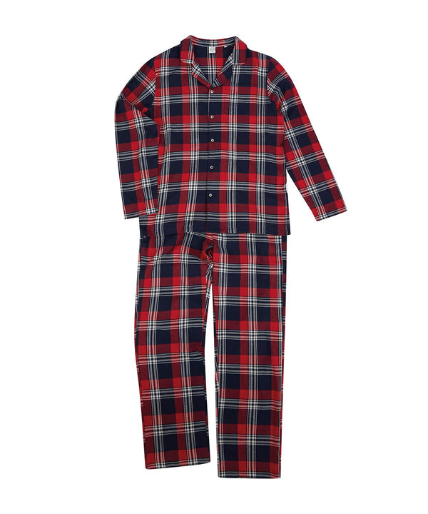 Red/Navy Check - Men's Tartan Lounge Set Pyjamas SF Lounge & Underwear, Lounge Sets, New For 2021, New In Autumn Winter, New In Mid Year, Trending Loungewear Schoolwear Centres