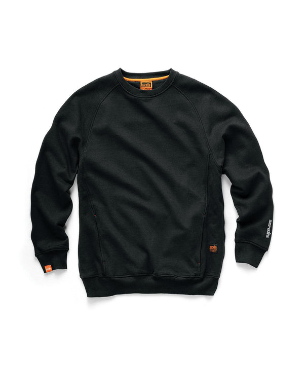 Black - 
Eco Worker sweatshirt Sweatshirts Scruffs New Styles for 2023, Organic & Conscious, Plus Sizes, Sweatshirts, Workwear Schoolwear Centres