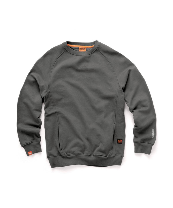 Graphite - 
Eco Worker sweatshirt Sweatshirts Scruffs New Styles for 2023, Organic & Conscious, Plus Sizes, Sweatshirts, Workwear Schoolwear Centres