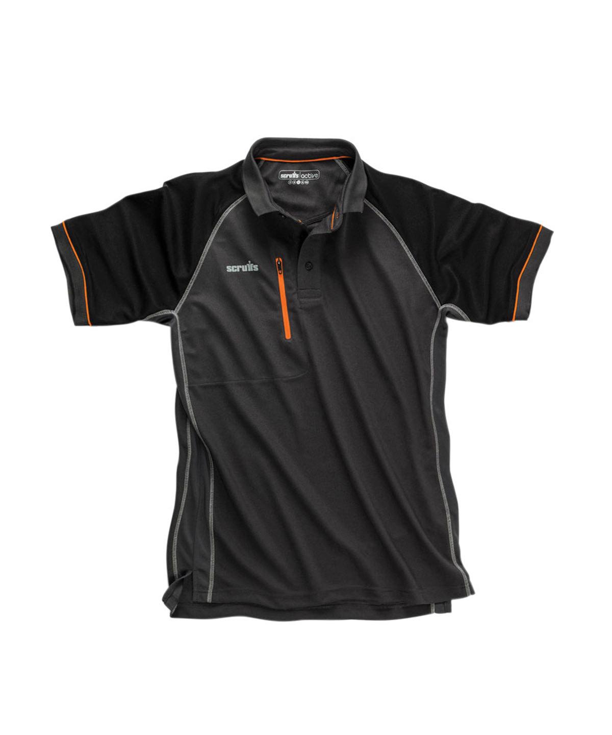 Graphite - Trade active polo Polos Scruffs New Styles for 2023, Polos & Casual, Workwear Schoolwear Centres