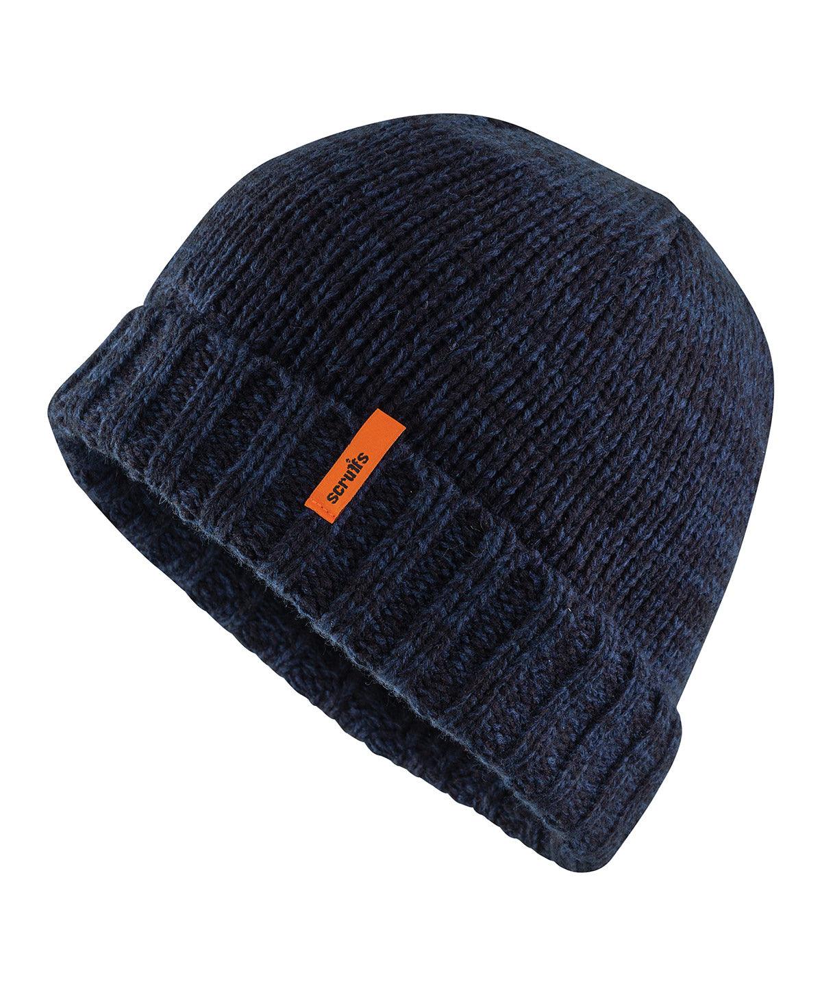 Navy/Black - Trade beanie Hats Scruffs Headwear, New Styles for 2023, Workwear Schoolwear Centres