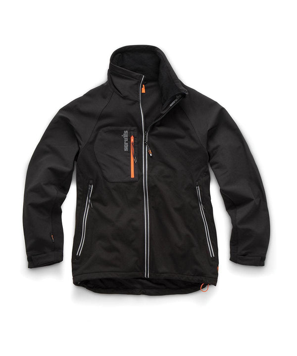 Black - Trade Flex softshell jacket Jackets Scruffs Jackets & Coats, New Styles for 2023, Workwear Schoolwear Centres