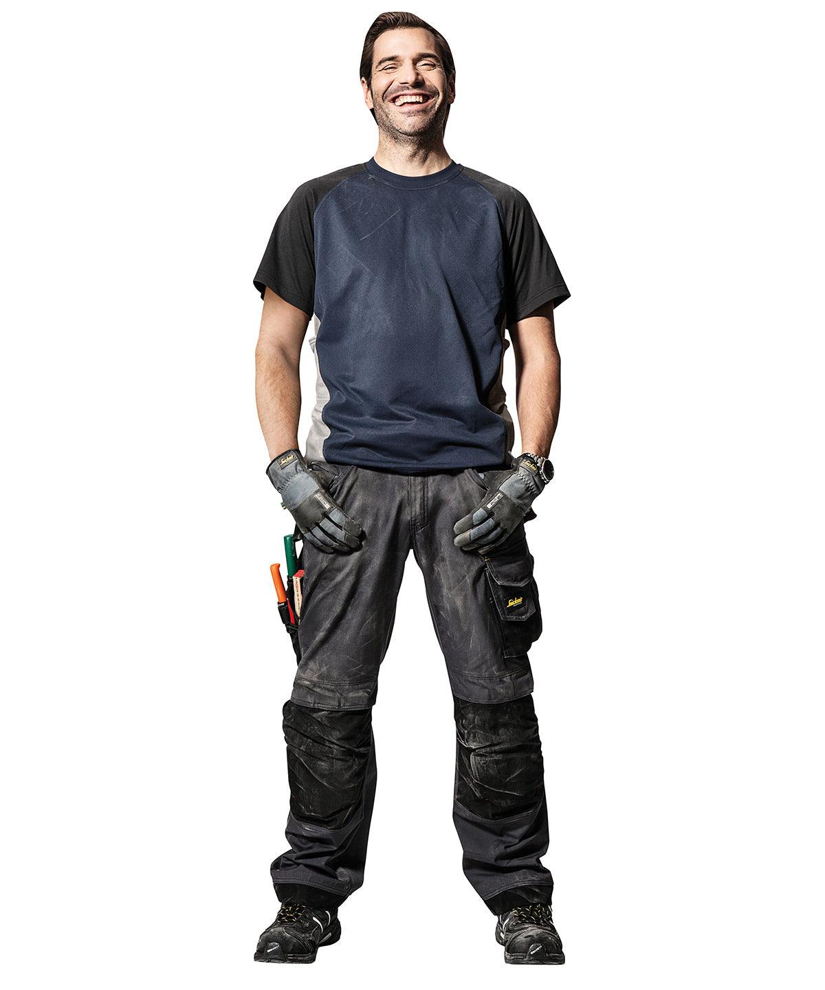 Navy/Black - Ripstop trousers (3213) Trousers Snickers Exclusives, Safe to wash at 60 degrees, Technical Workwear, Workwear Schoolwear Centres