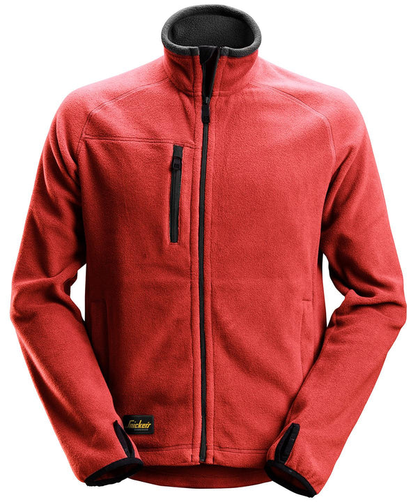 Chilli Red - POLARTECH fleece jacket Jackets Snickers Exclusives, Jackets & Coats, Jackets - Fleece, New For 2021, New Styles For 2021, Workwear Schoolwear Centres