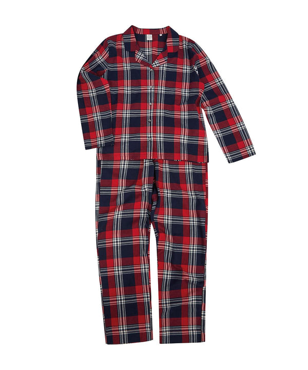 Red/Navy Check - Women's Tartan Lounge Set Pyjamas SF Lounge & Underwear, Lounge Sets, New For 2021, New In Autumn Winter, New In Mid Year, Trending Loungewear Schoolwear Centres