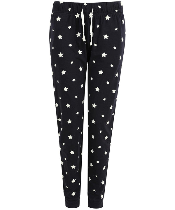 Navy/White Stars - Women's cuffed lounge pants Loungewear Bottoms SF Home Comforts, Lounge & Underwear, Lounge Sets, New For 2021, New Styles For 2021 Schoolwear Centres