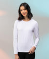 Heather Grey - Women's feel good long sleeved stretch t-shirt T-Shirts SF Must Haves, Raladeal - Recently Added, T-Shirts & Vests, Women's Fashion Schoolwear Centres