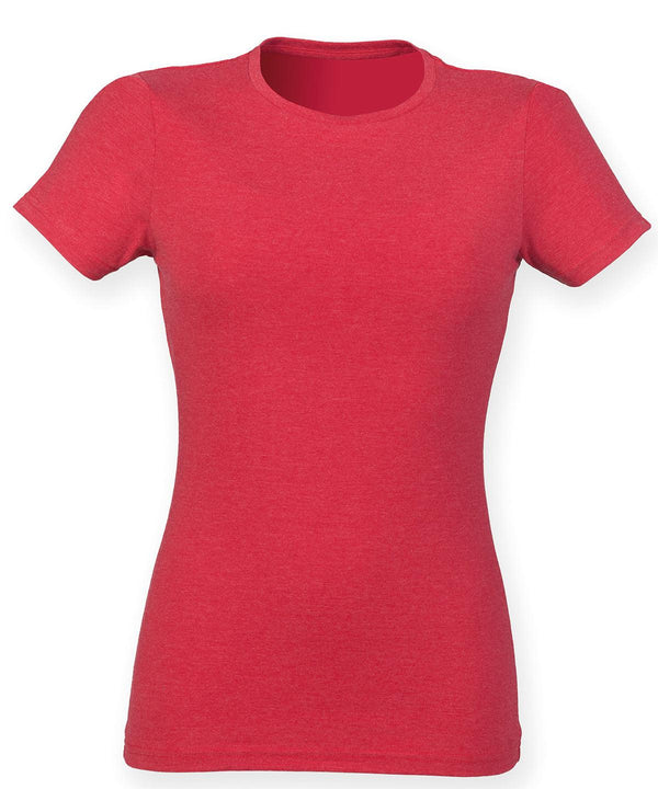 Red Triblend - Women's triblend T T-Shirts SF Longer Length, T-Shirts & Vests, Women's Fashion Schoolwear Centres